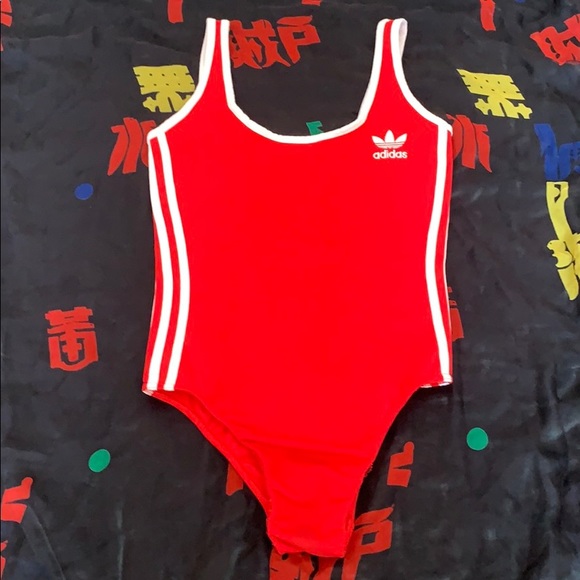 adidas Tops - Red bodysuit